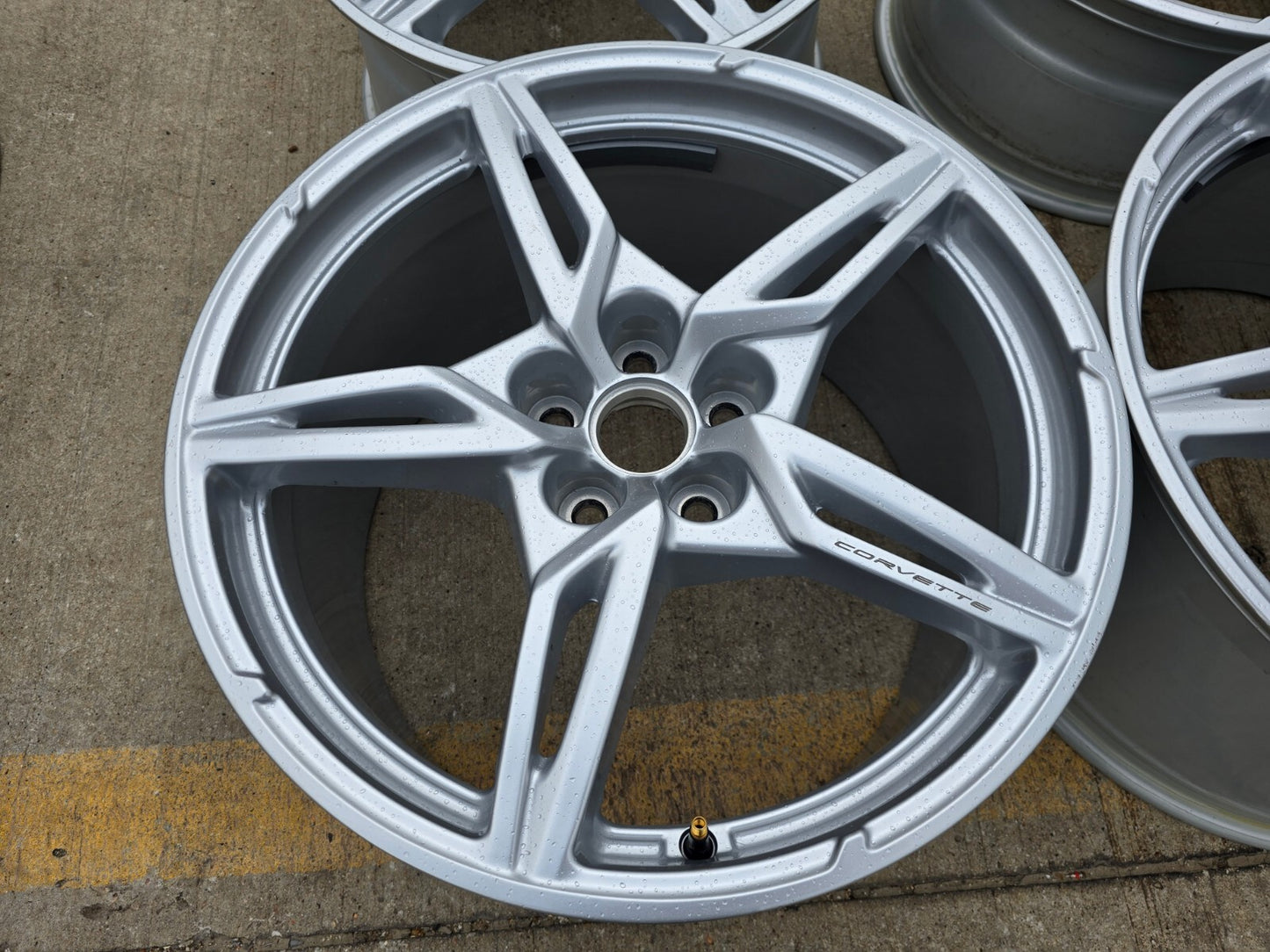 19" + 20" Chevy Corvette C8 OEM wheels rims 14007 14008 2022 2023 2024 2025
