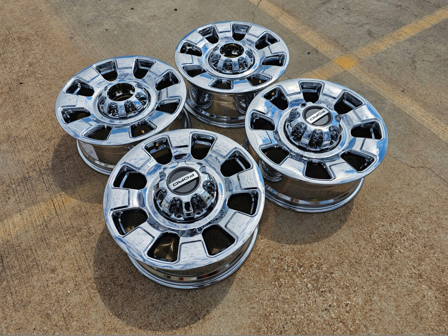 20" Ford F-250 F-350 OEM Lariat 10295 25085 10552 wheels rims 2024 2025 2026