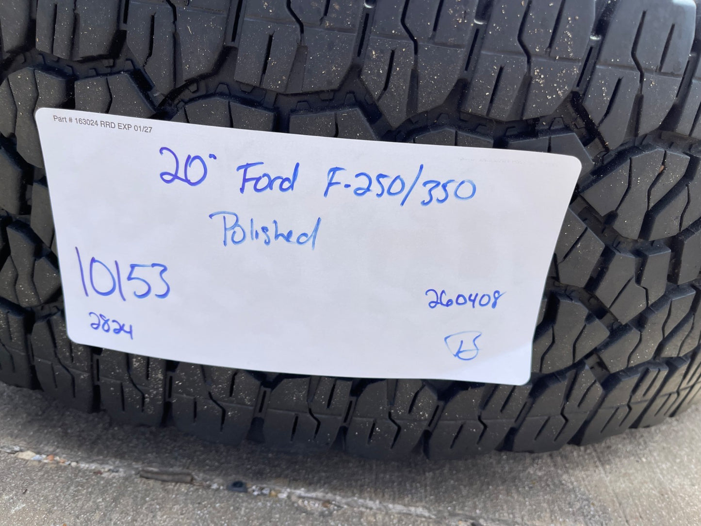 20" Ford F-250 F-350 Platinum OEM 10153 rims wheels 2020 2022 2024 2025 2026