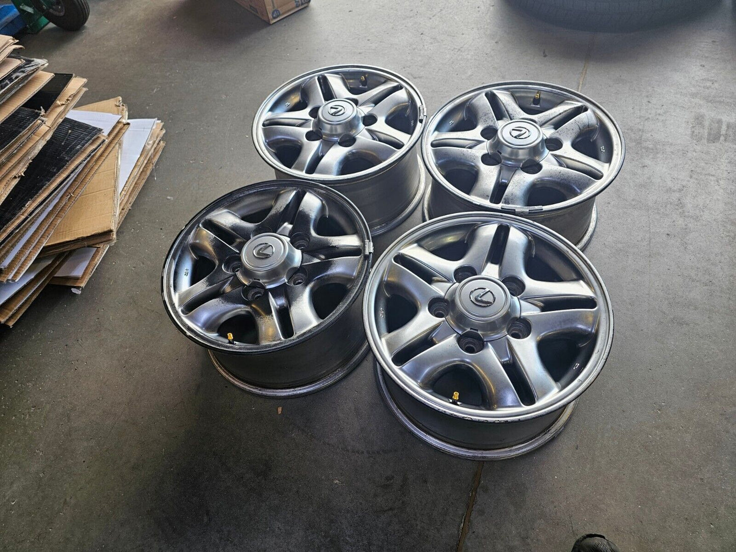 16" Lexus LX470 Toyota Land Cruiser OEM 74145 wheels rims 1998 1999 2000 2002