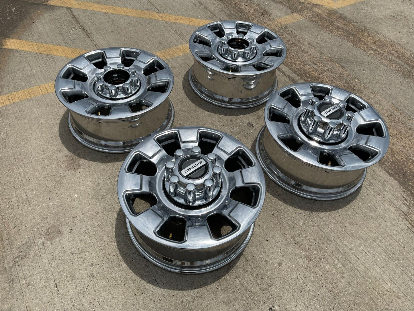 20" Ford F-250 F-350 OEM chrome Lariat 10295 25085 wheels rims 2023 2024 2025