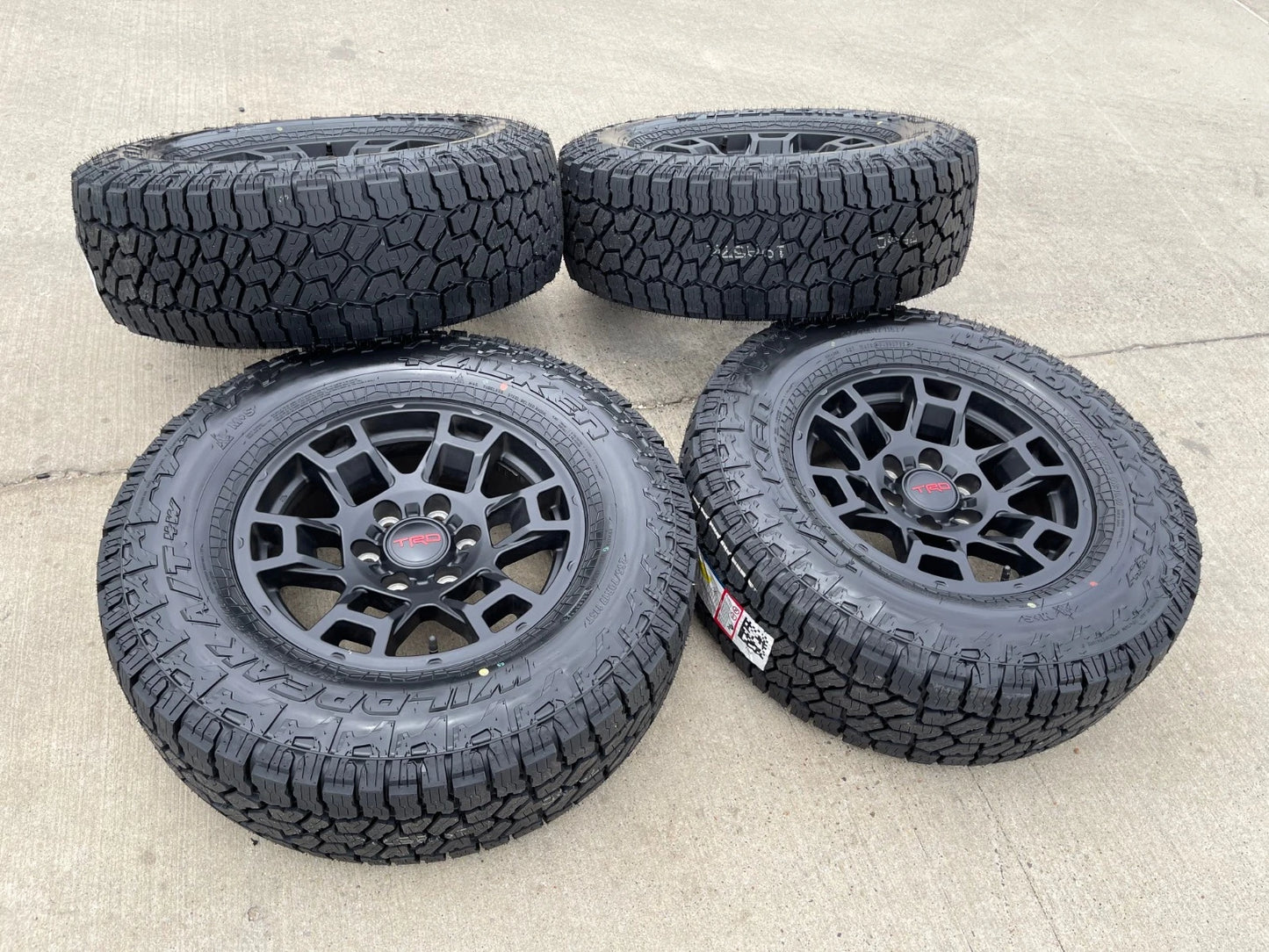 17" Toyota Tacoma 4Runner TRD OEM 17032 wheels rims FJ black NEW FALKEN A/T4