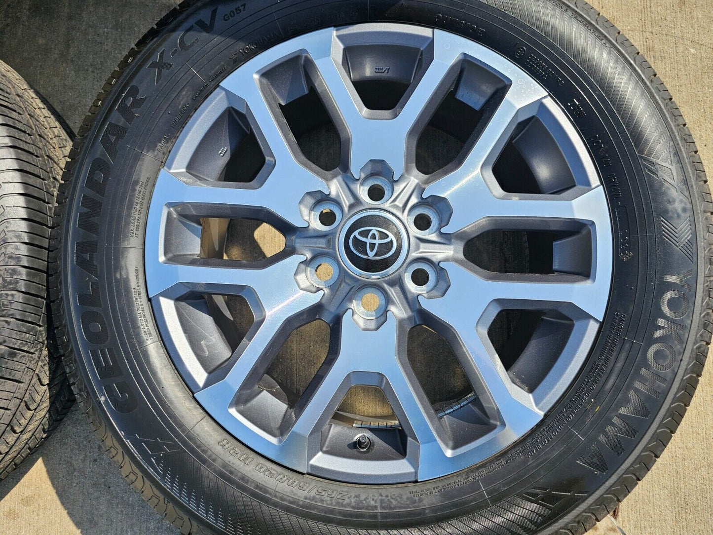20" Toyota Tundra 2022 2023 TSS TRD OEM wheels rims tires 95359 Sequoia 75277