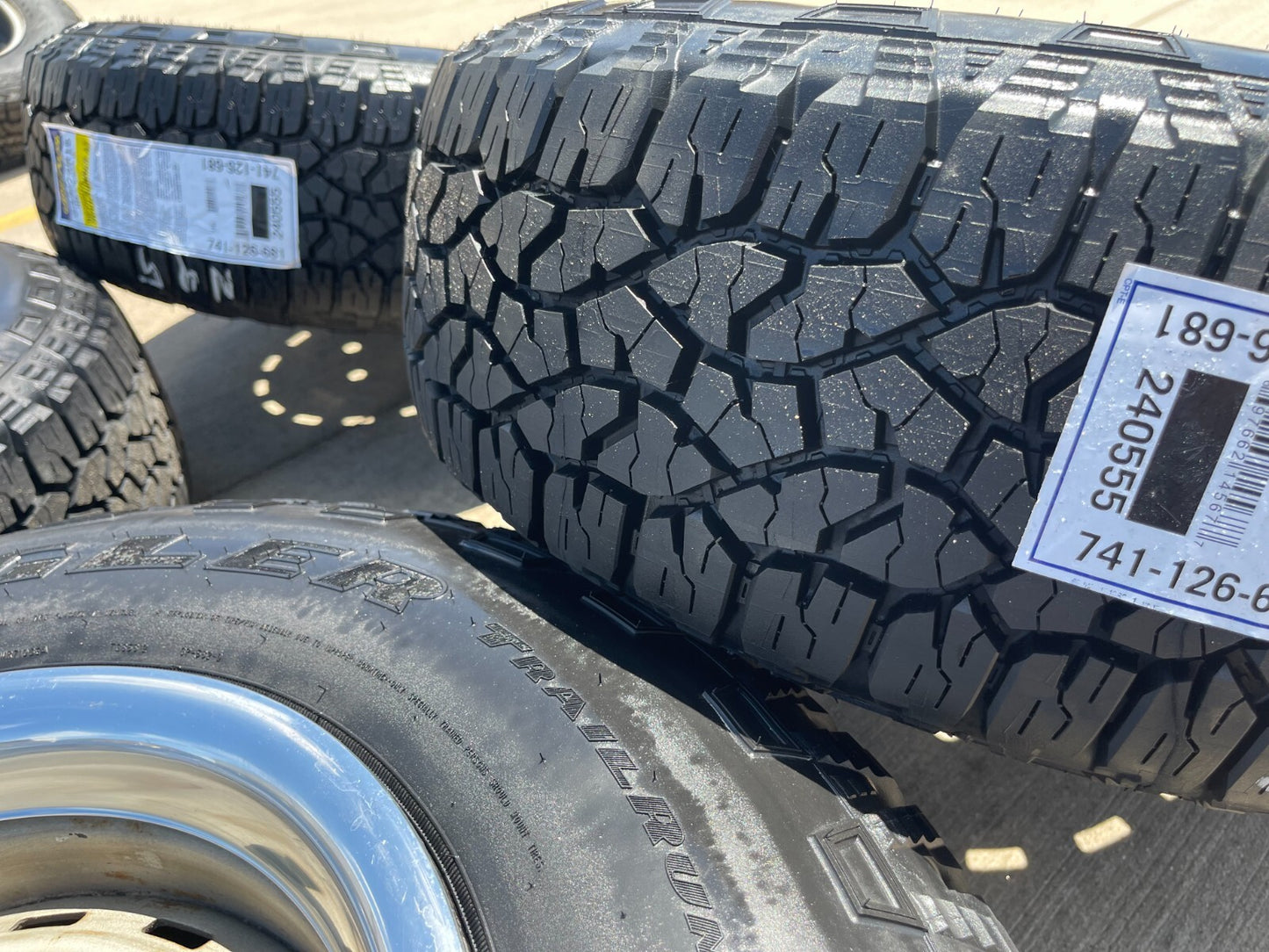 15" Chevy K1500 Blazer Old School Chevy wheels rims GMC NEW tires 5x120 5x4.75
