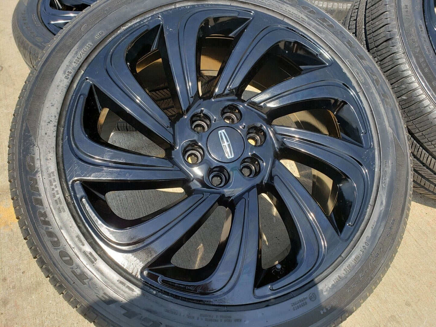 22" Lincoln Navigator OEM rims wheels Black Label tires 2024 2025 10497