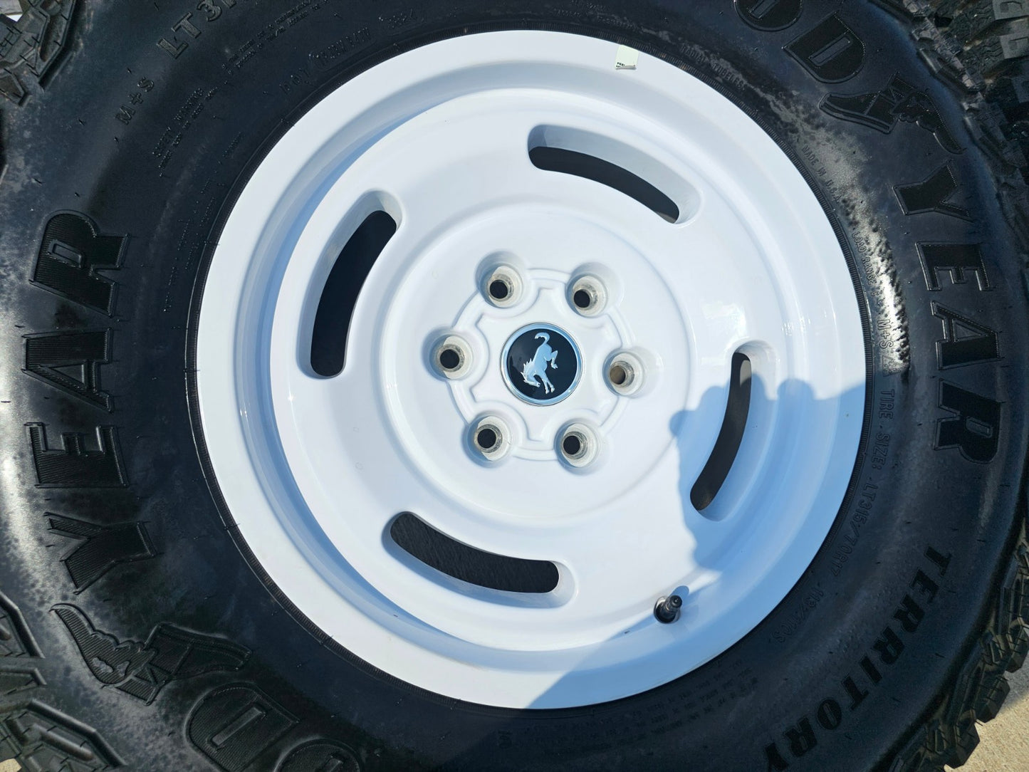 17" Ford Bronco HERITAGE Limited Edition wheels rims white 2025 2026 NEW 35"