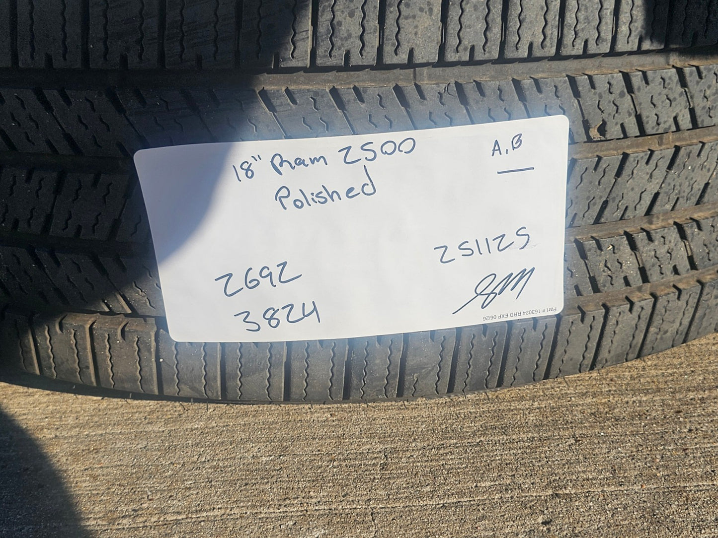 18" Ram 2500 3500 Laramie Power Wagon OEM wheels rims 2692 FITS 1999-2027