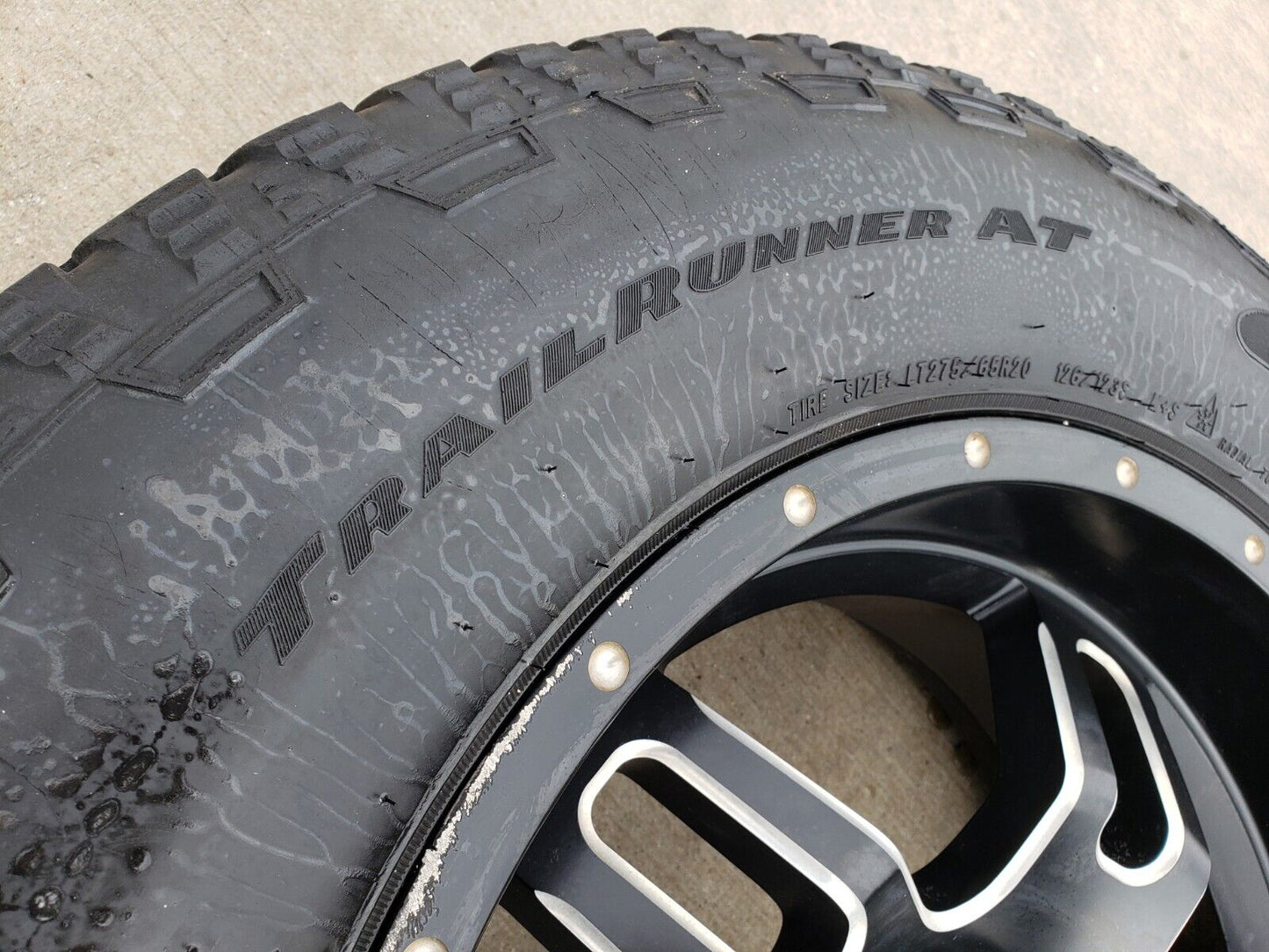 20x9 American Outlaw Chevy Silverado RAM Tacoma wheels rims 6x139 6x5.5 tires
