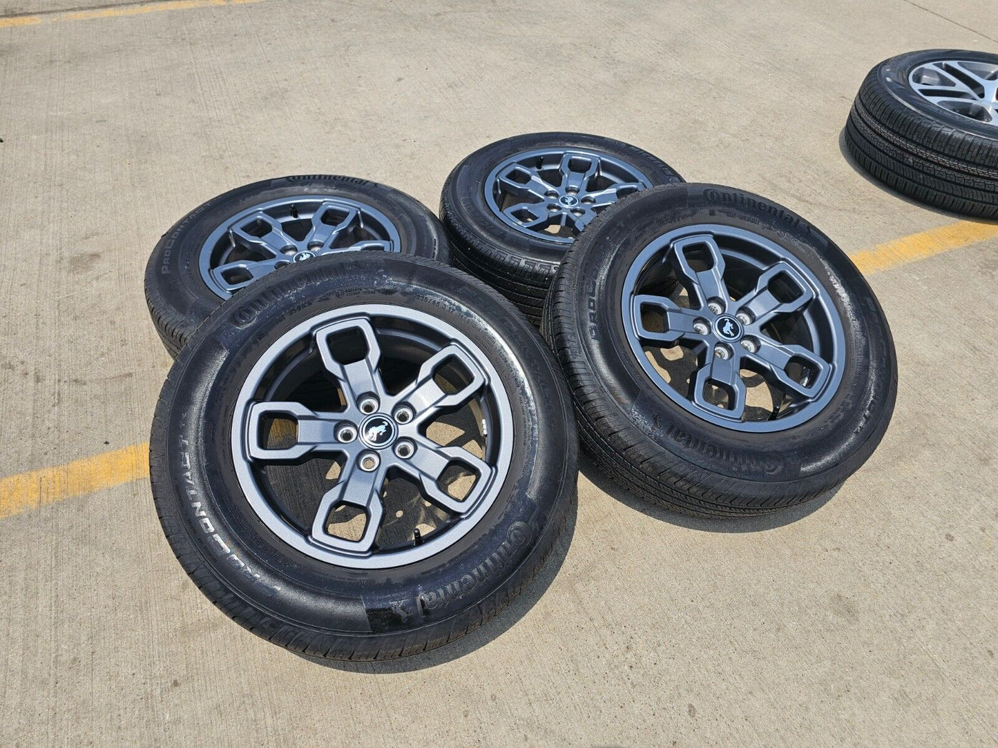17" Ford Bronco Sport rims wheels 95019 10325 OEM 2021 2022 2023 2024