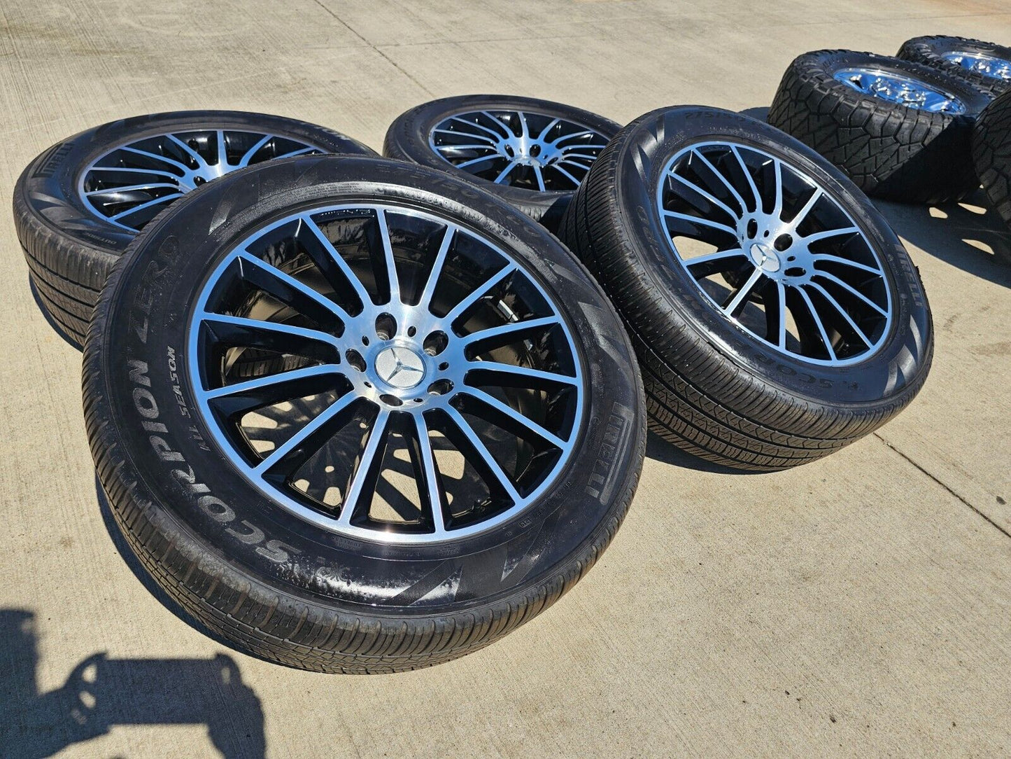 20" Mercedes G Wagon G63 AMG OEM wheels rims 85715 tires