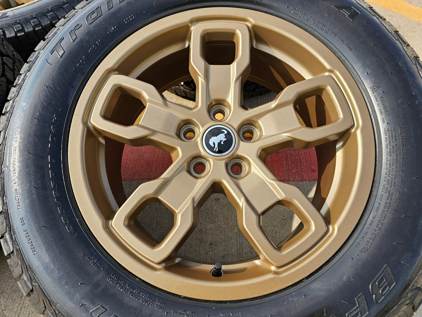 17" Ford Bronco Sport rims wheels HERITAGE 95019 10325 OEM factory BFG NEW