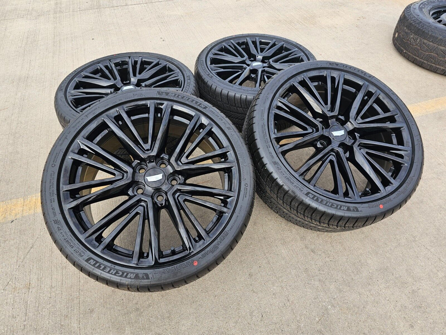 20" Cadillac CT5 OEM Black wheels rims 4843 tires 2021 2022 2023 2024 2025 NEW