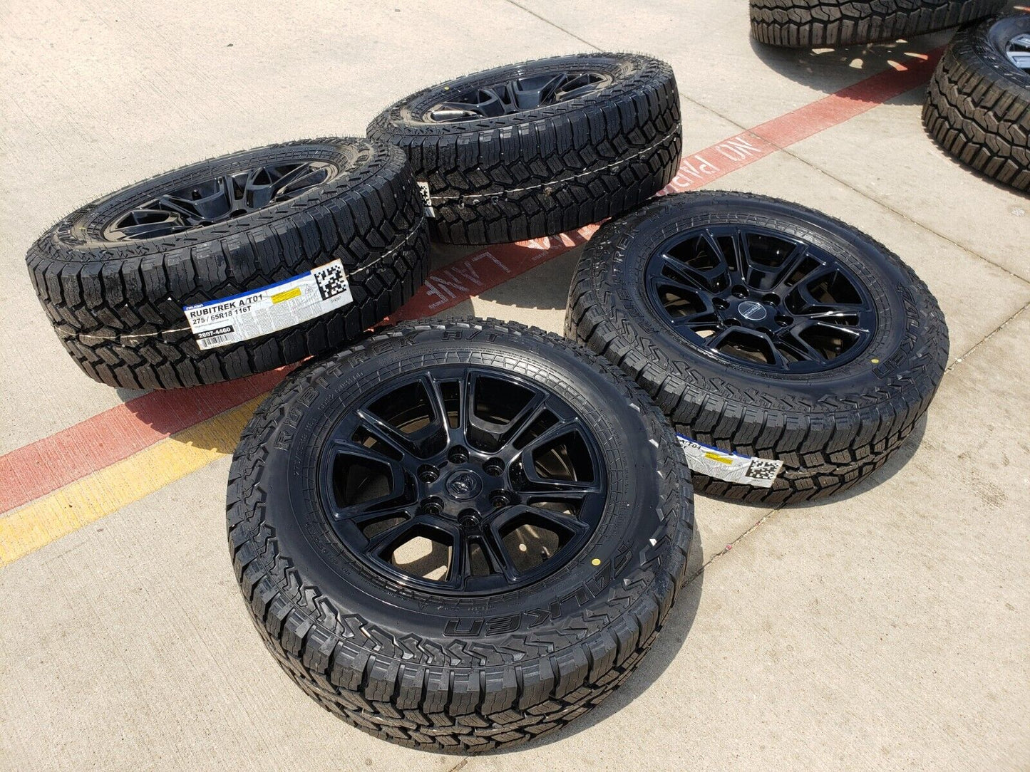18" Dodge Ram 1500 Jeep Grand Wagoneer OEM 95374 wheels rims tires 2023 2024 NEW