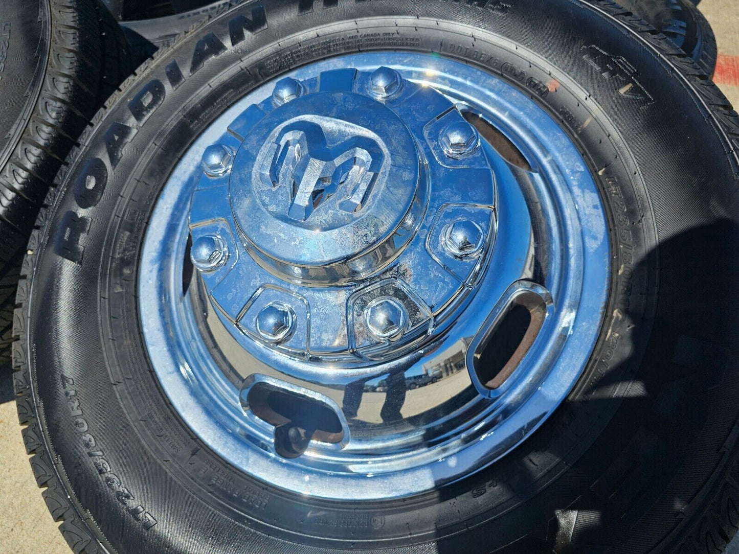 17" Dodge Ram 3500 Dually Laramie 8x200 wheels rims 2703 2704 OEM 2024 2025 NEW