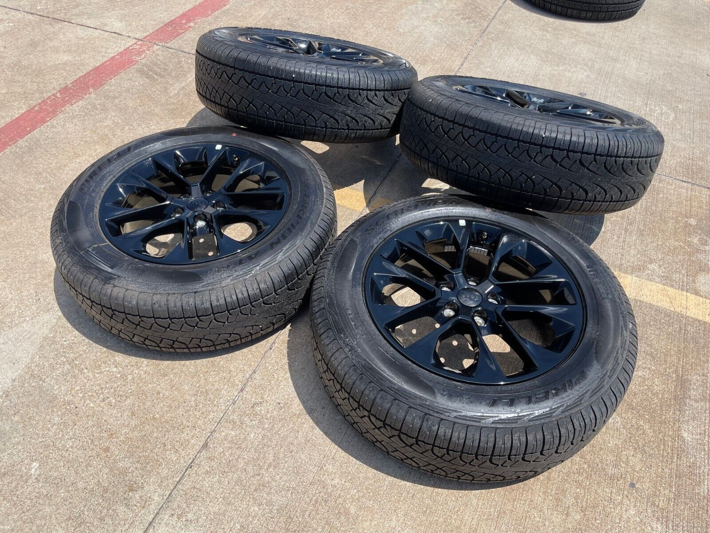 20" Jeep Wrangler HIGH ALTITUDE OEM Black wheels rims 96902 Gladiator NEW