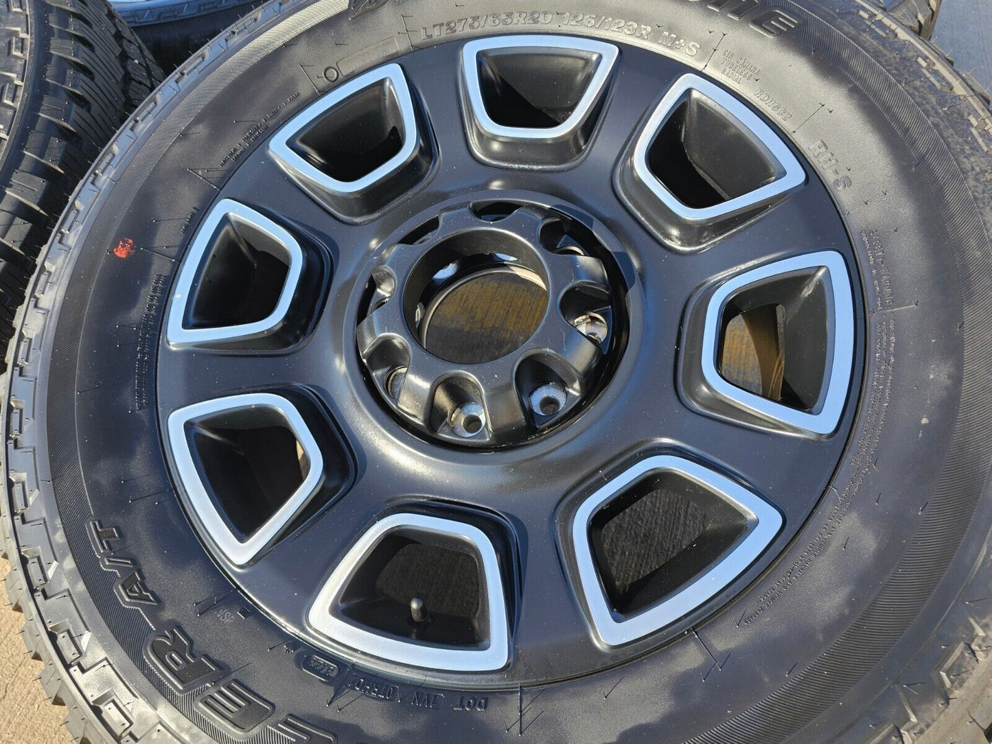 20" Ford F-250 F-350 OEM Lariat Platinum wheels rims 10486 tires 2024 2025 NEW