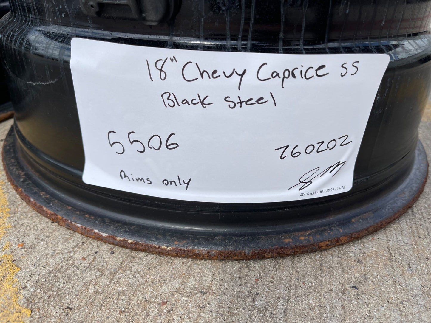 18" Chevy Caprice SS OEM 5506 wheels rims 2011 2012 2013 2014 2015 2016 2017