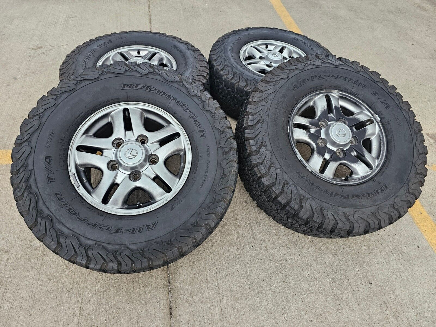 16" Lexus LX470 Toyota Land Cruiser OEM 74145 wheels rims 1998 1999 2000 2002