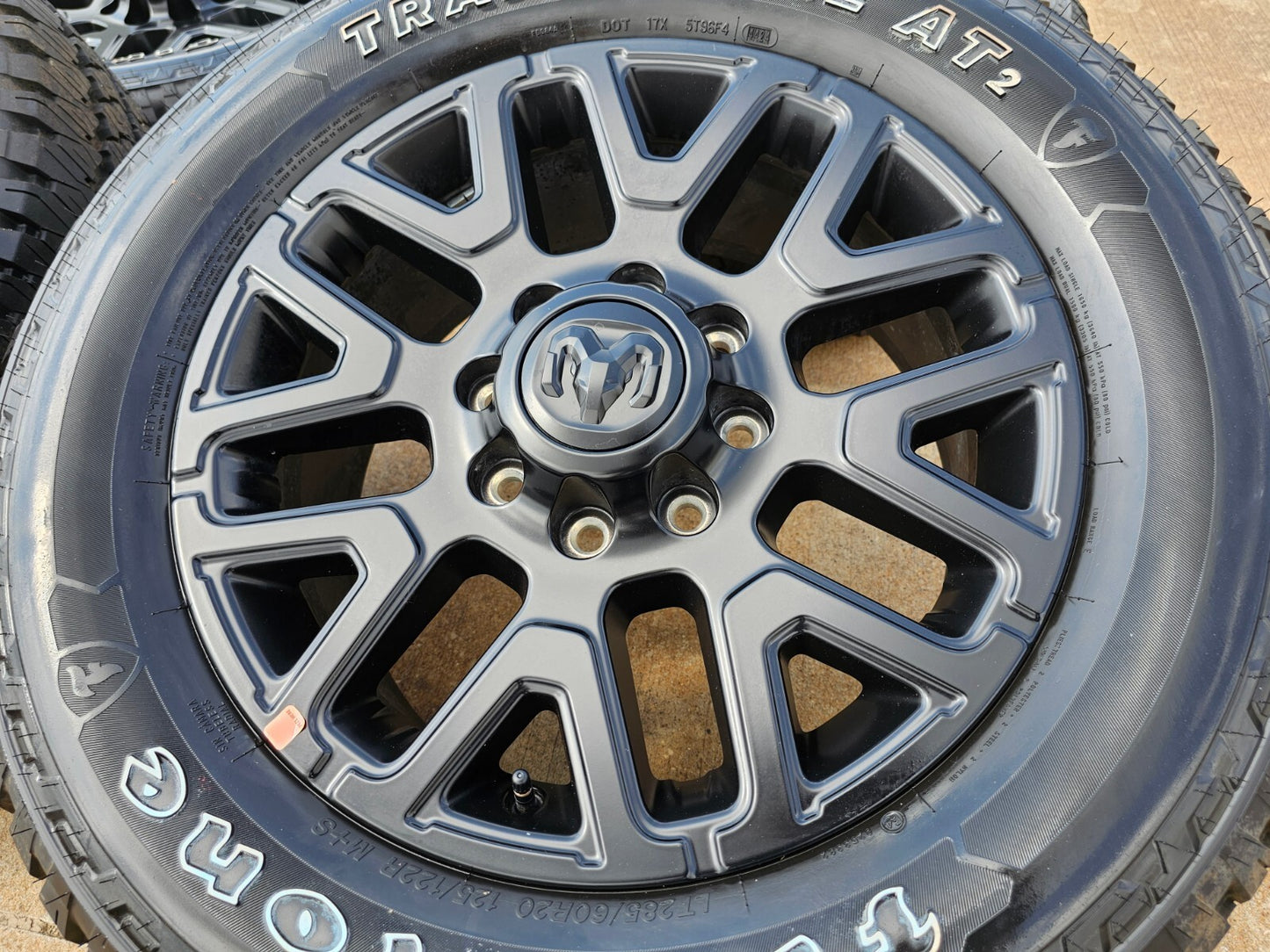 20" Dodge Ram 2500 3500 LARAMIE OEM 51649 wheels rims tires 2024 2025 2026 NEW
