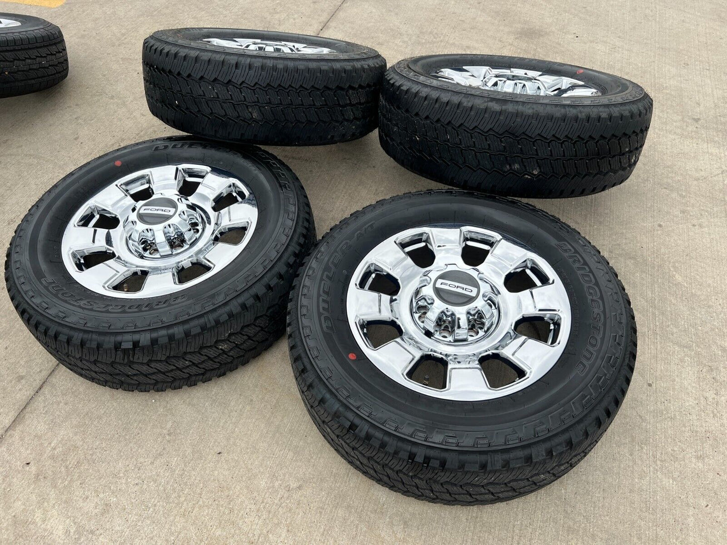 20" Ford F-250 F-350 OEM chrome Lariat 10295 wheels rims 2024 2025 NEW