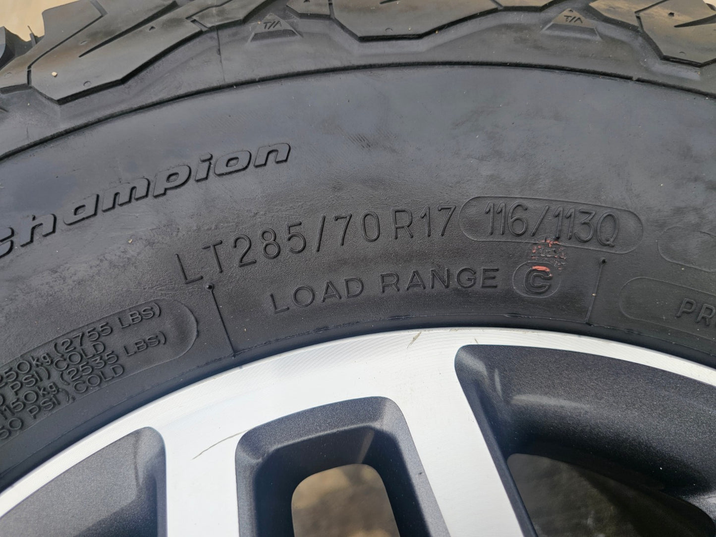 17" Ford F-150 Raptor OEM 10115 rims wheels tires BFG KO2 A/T 33"