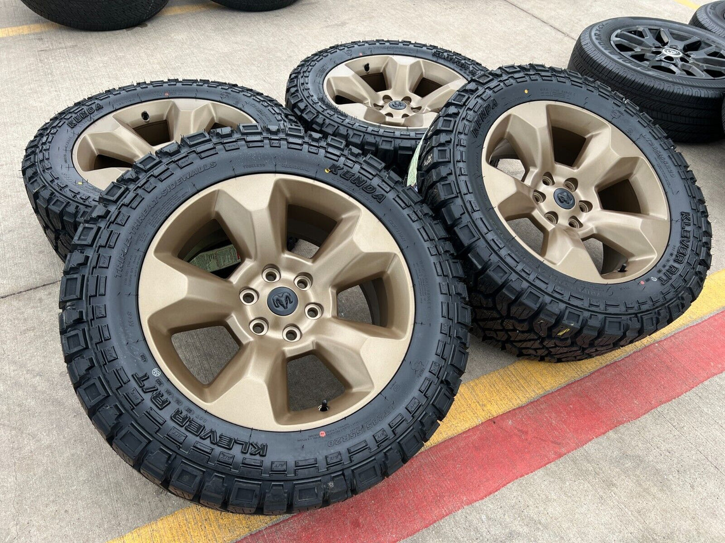 20" Dodge Ram 1500 OEM BRONZE ARMED FORCES 2675 2722 wheels rims NEW 33"