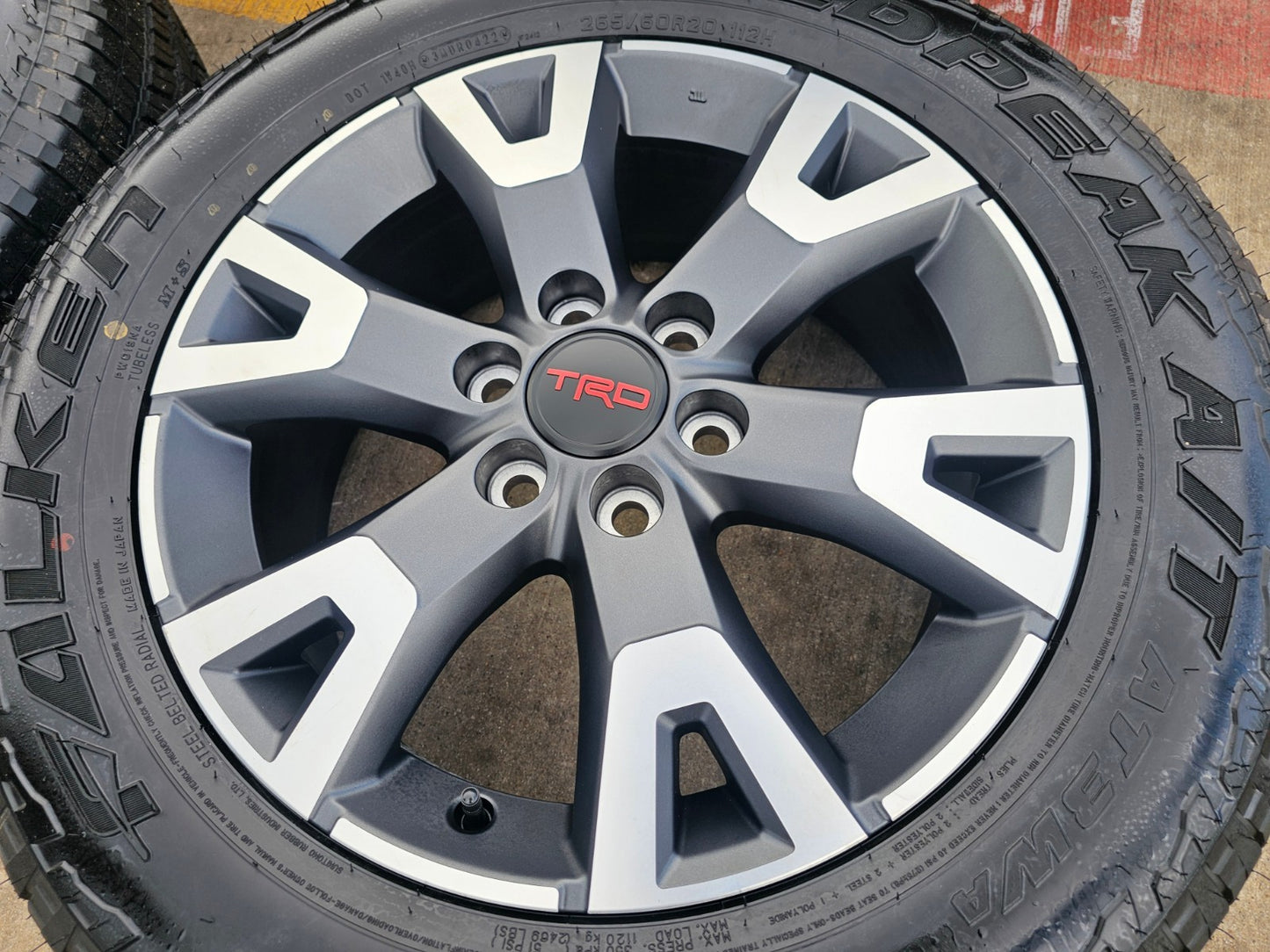 20" Toyota 4Runner TRD OEM gray wheels rims Tundra Sequoia 2025 2026 NEW A/T3
