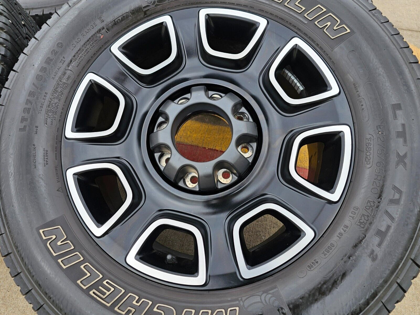 20" Ford F-250 F-350 OEM Lariat Platinum wheels rims 10486 tires 2023 2024 2025