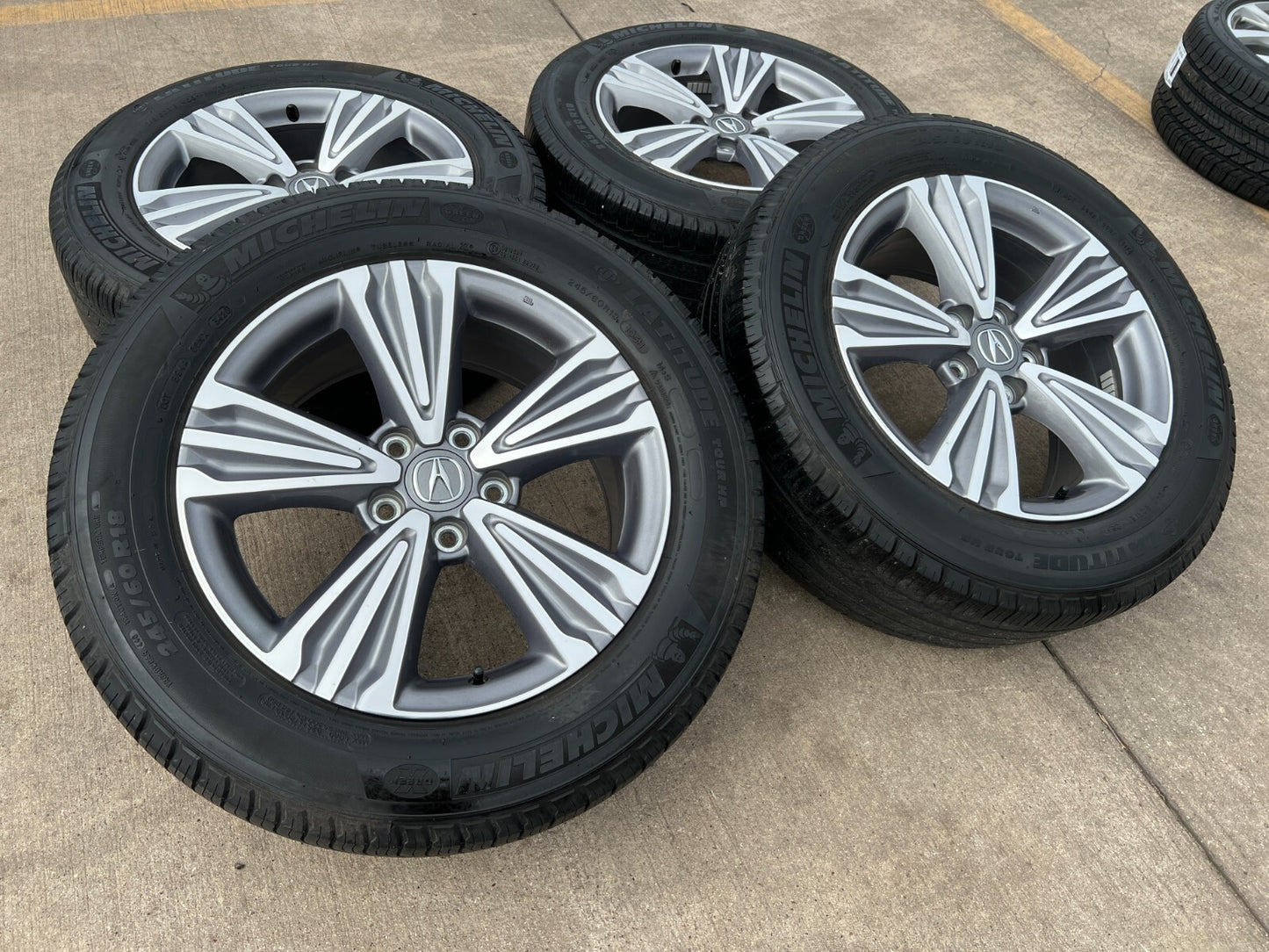 18" Acura MDX OEM wheels rims 71844 Honda Ridgeline Pilot tires