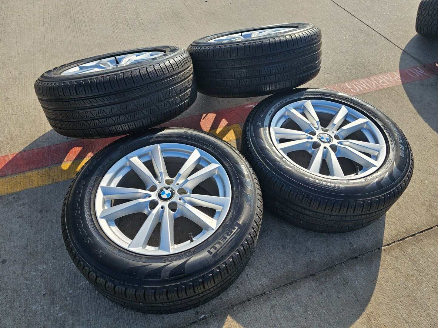 18" BMW OEM X5 Style 446 86042 wheels rims tires 2012 2013 2015 2016 2017 2018