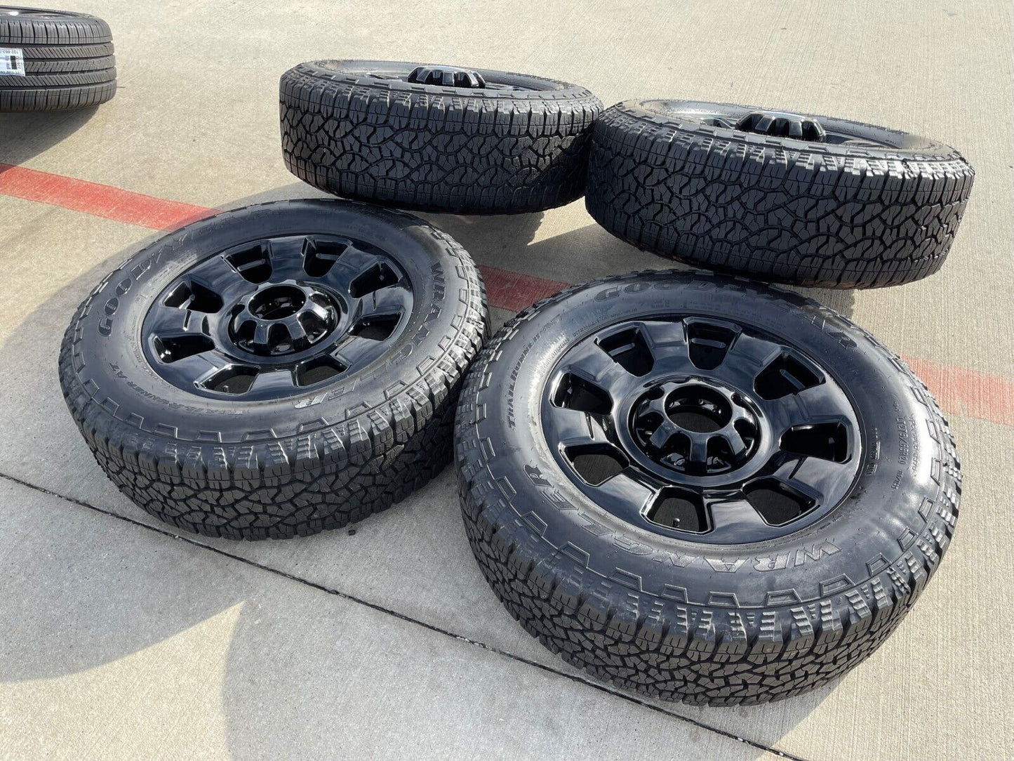 20" Ford F-250 F-350 OEM black Tremor 10295 wheels rims 2024 2025 NEW