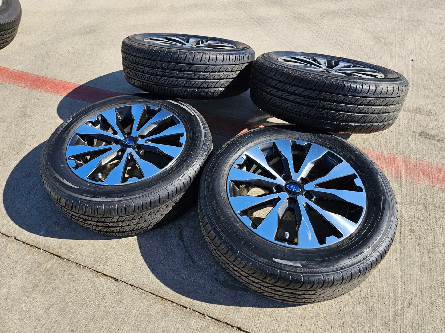 18" Subaru Outback Legacy Forester OEM wheels rims 68826 tires