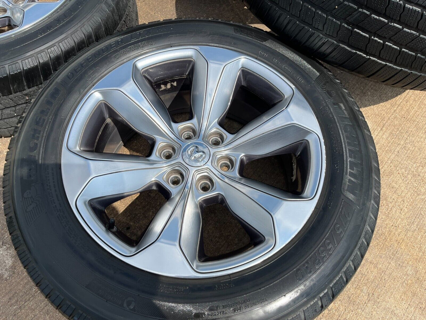 20" Dodge Ram 1500 OEM Laramie wheels rims 2681 tires 2021 2022 2023 2024