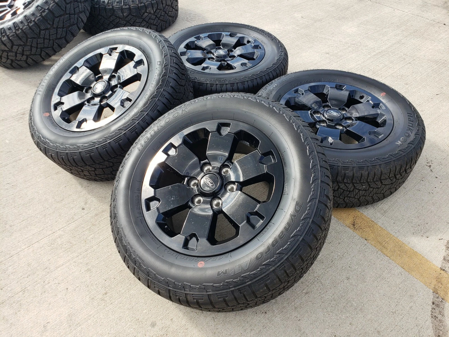 18" Ford Ranger TREMOR Bronco OEM black wheels rims 10282 tires NEW