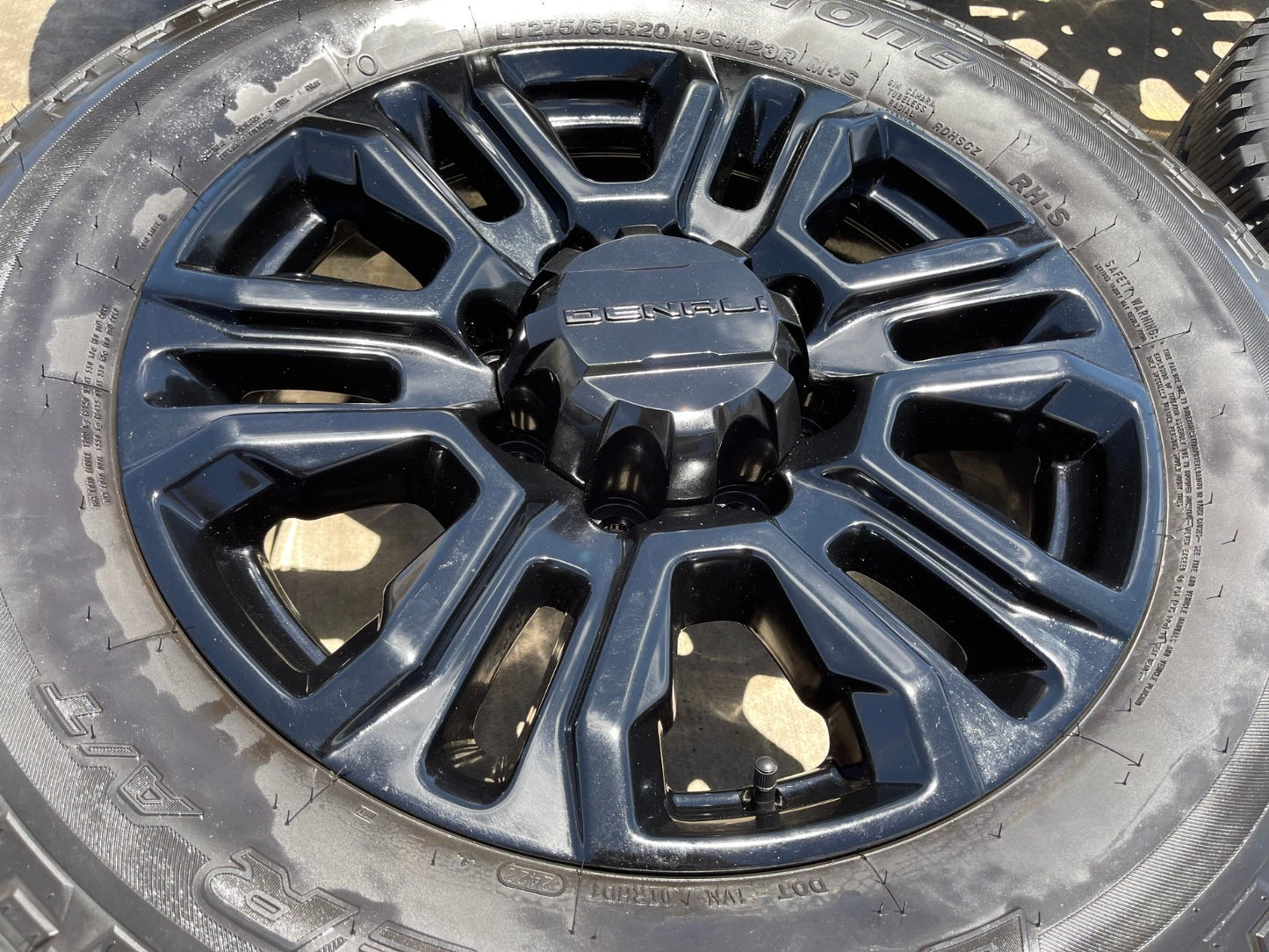 20" GMC Sierra Chevy 2500 OEM 5957 BLACK DIAMOND wheels rims 2024 2025 NEW