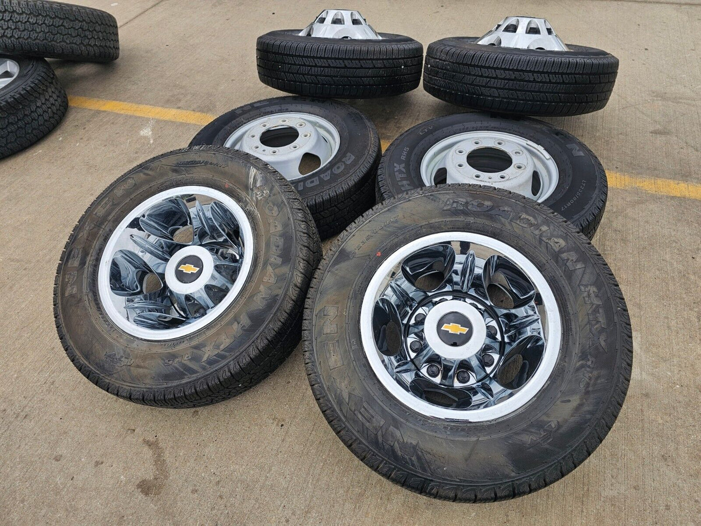 17" Chevy Silverado GMC Sierra 3500 Dually simulator rims wheels OEM 8094 NEW