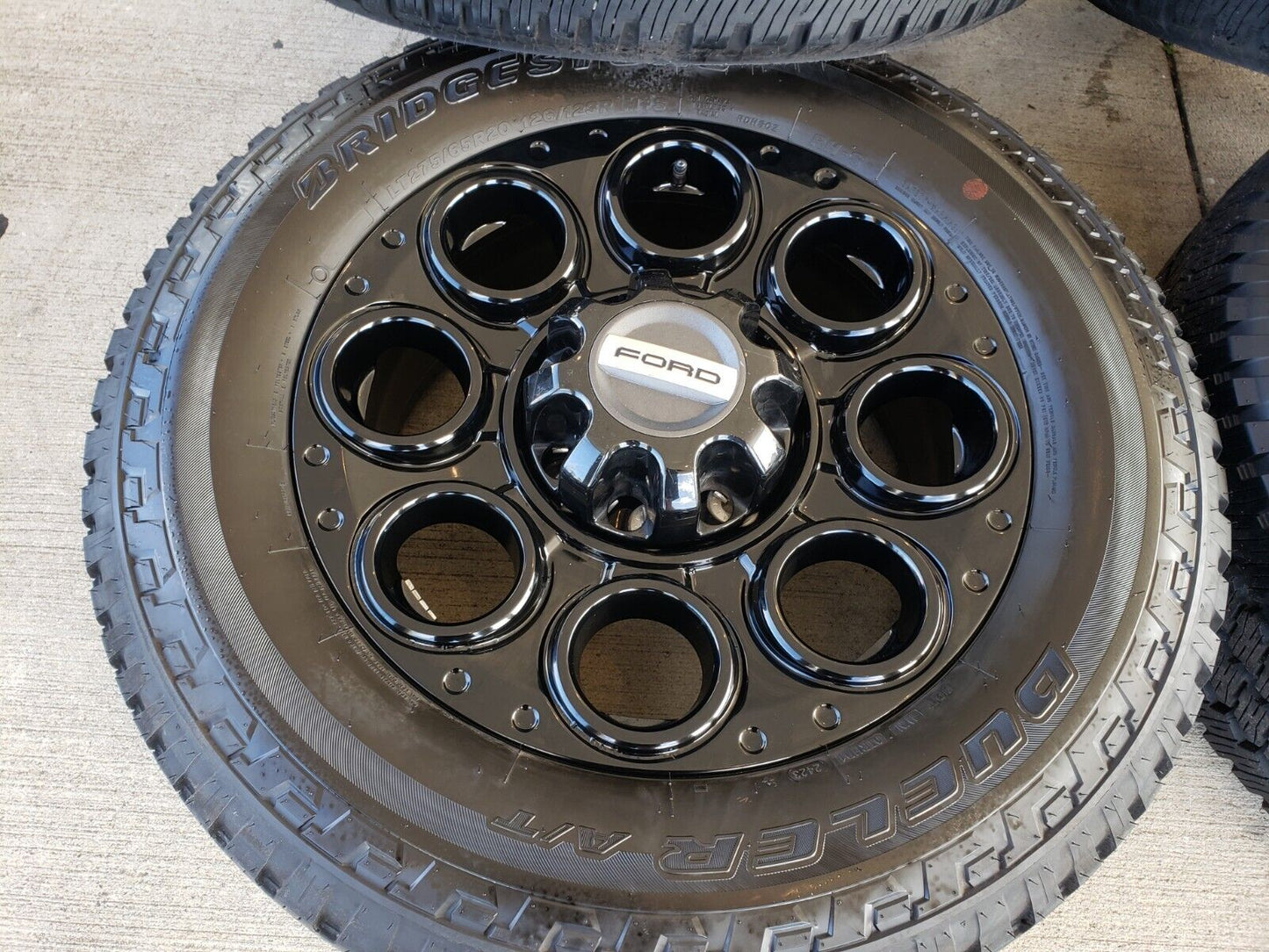 20" Ford F-250 F-350 OEM black TREMOR wheels rims 10299 tires 2023 2024