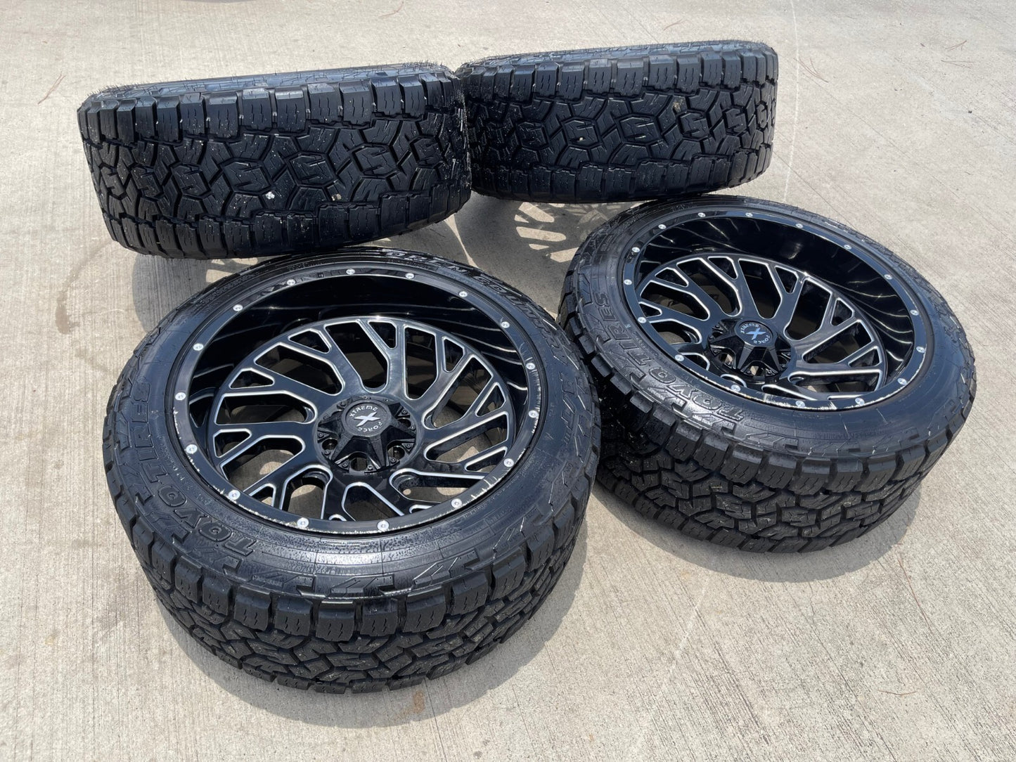 22x12 XTREME FORCE XF- 8 Chevy Silverado Ford F-150 RAM wheels rims 6x139 6x135