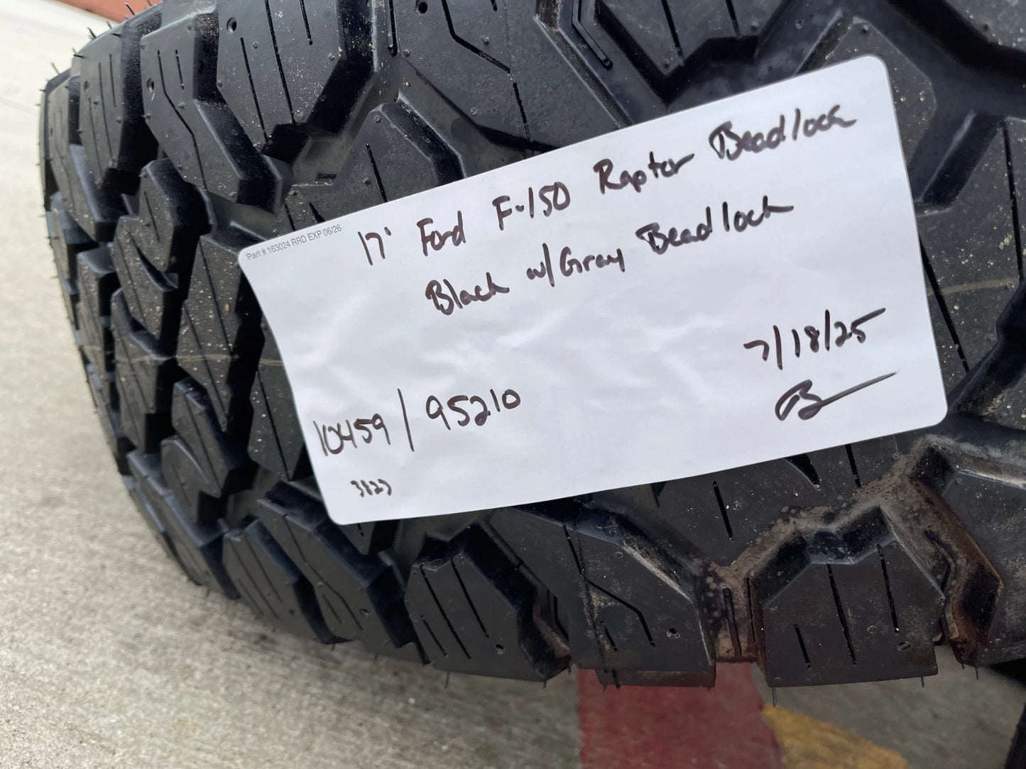 17" Ford F-150 Raptor OEM BEADLOCK rims wheels 10459 95210 KENDA 35" tires NEW