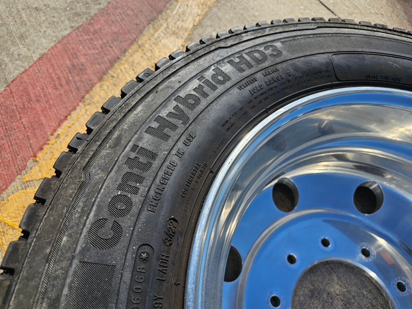19.5" Ford F-450 Dually F-550 rim tire RAM 4500 OEM 10x225 REAR SPARE
