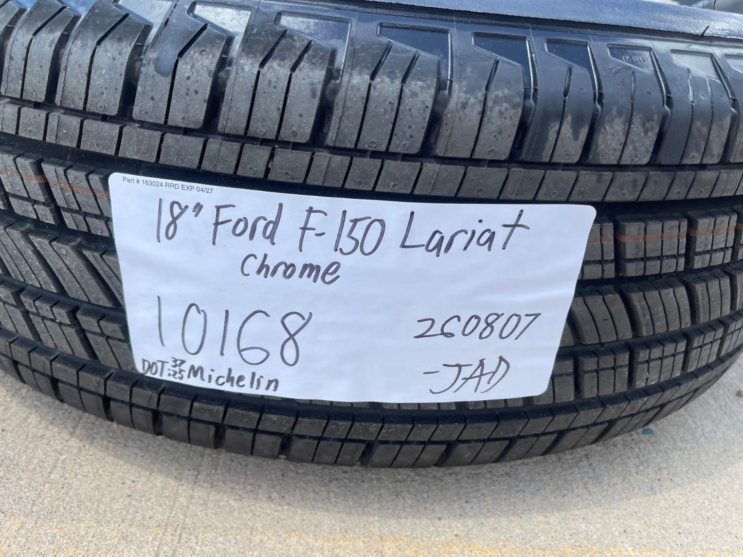 (1) 18" Ford F-150 Lariat OEM rim wheel 10168 tire Expedition MICHELIN NEW