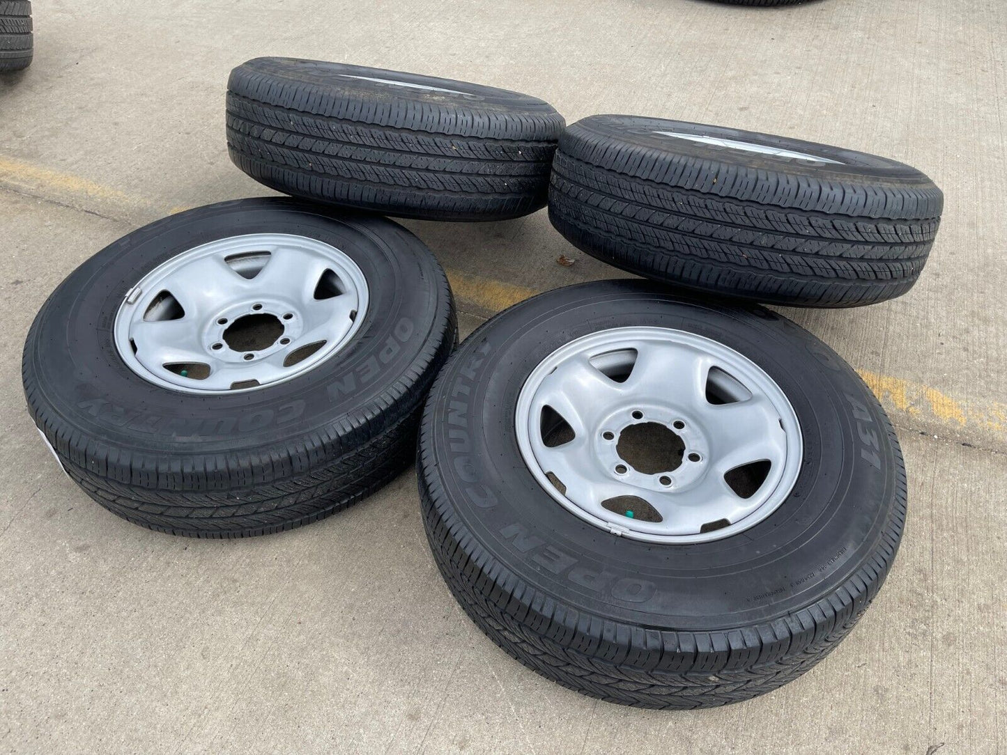 16" Toyota Tacoma OEM steel wheels rims 75192 tires 2019 2020 2021 2022 2023