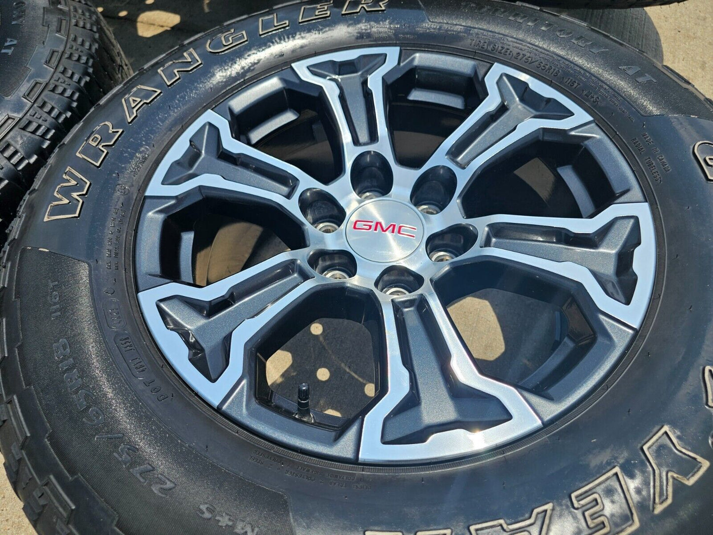 18" GMC Sierra AT4 Chevy Silverado OEM 5910 wheels rims 2022 2023 2024 2025 NEW