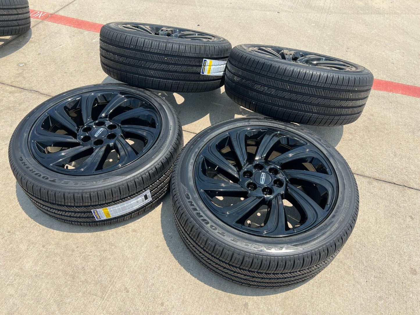 22" Lincoln Navigator OEM rims wheels Black Label tires 10497 2023 2024 2025 NEW