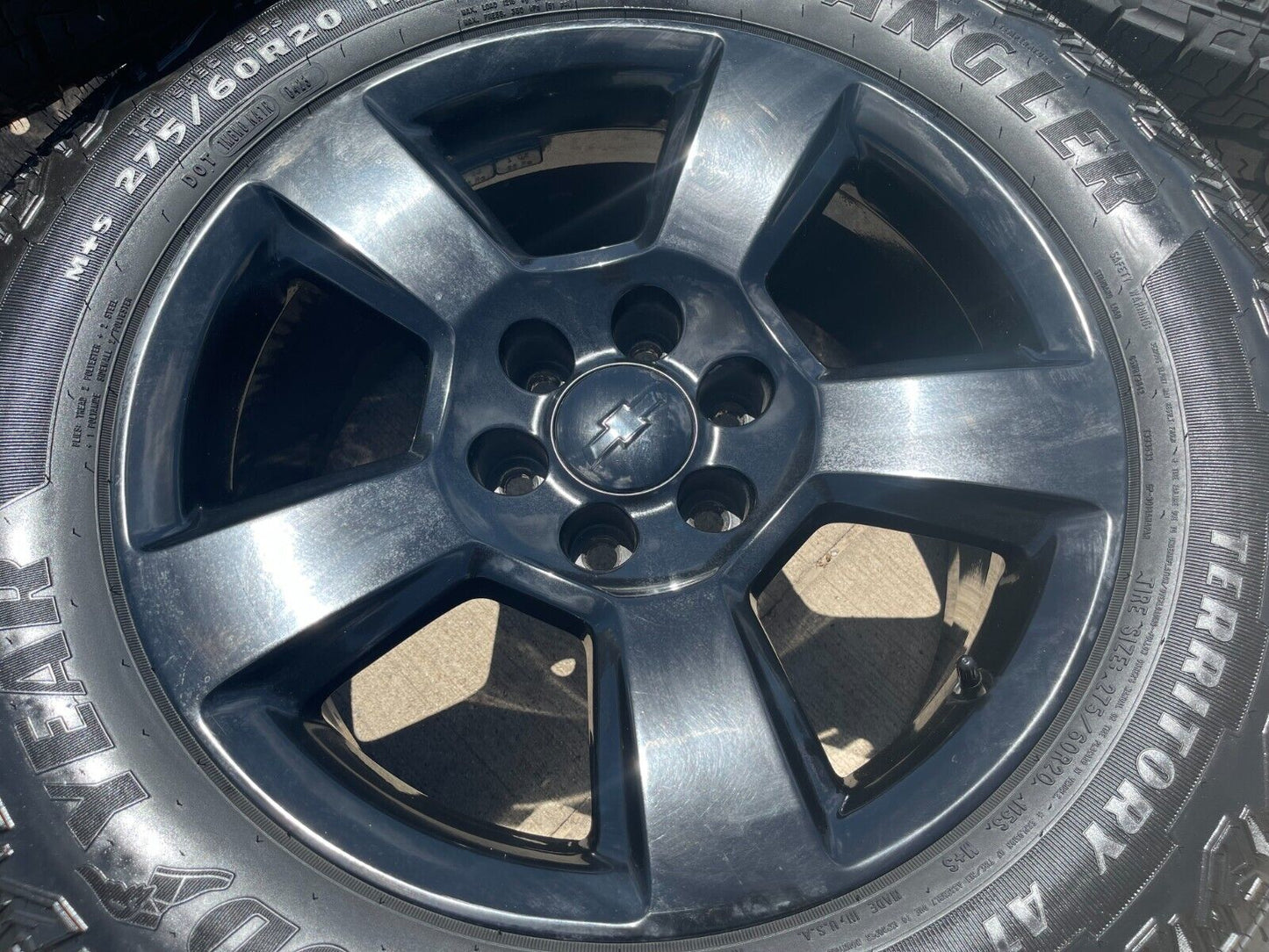 20" Chevy Tahoe 2020 Black Z71 OEM wheels rims 2017 2018 2019 2020 2021 2022