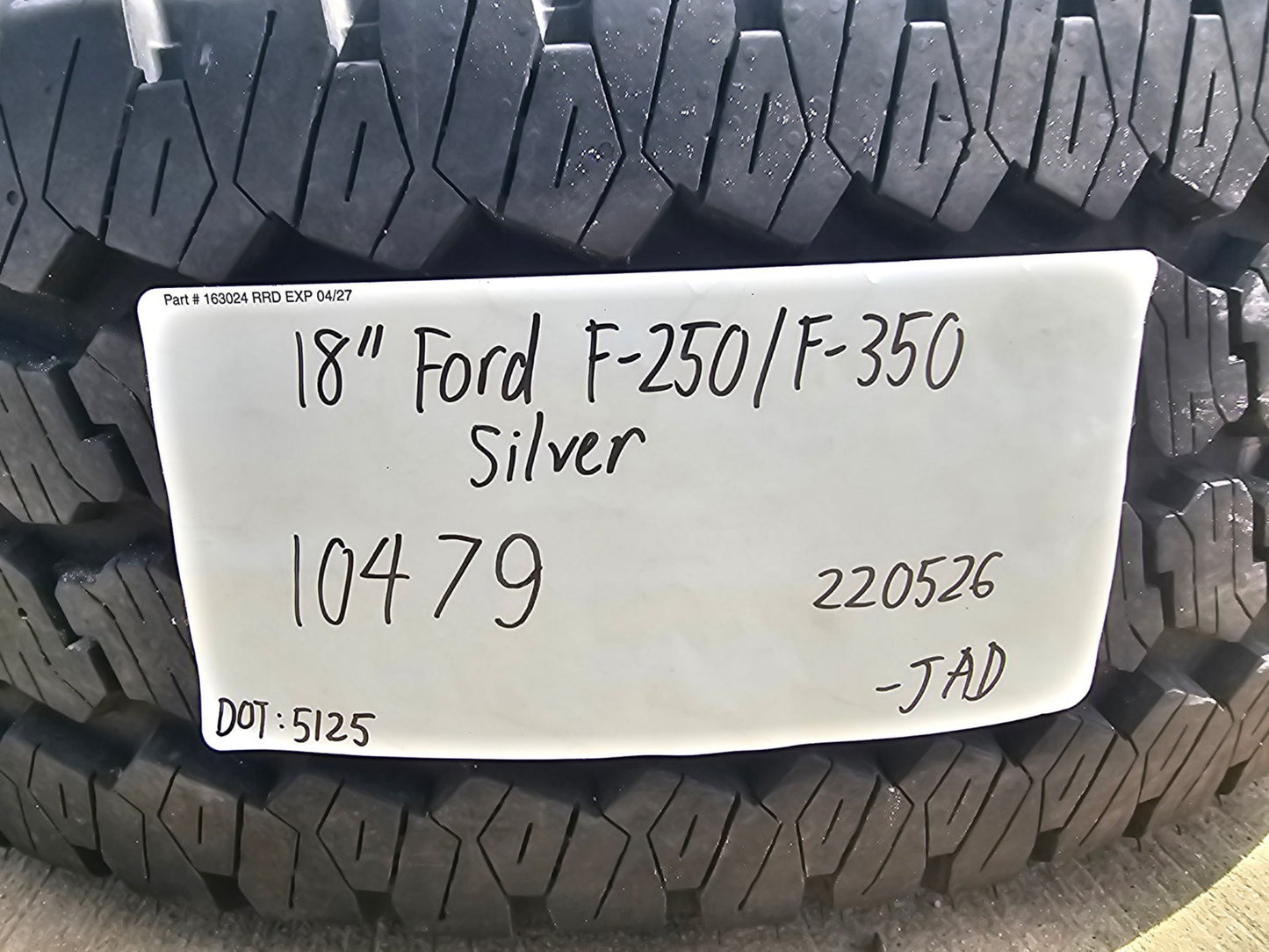18" Ford F-250 F-350 Lariat FX-4 OEM 10479 wheels rims 2024 2025 2026 2027 NEW