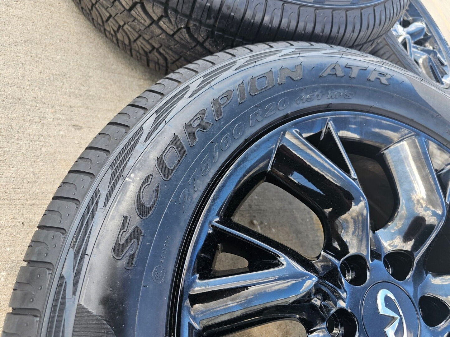 20" Infiniti QX56 QX80 OEM wheels rims tires 73727 Nissan Titan Armada NEW