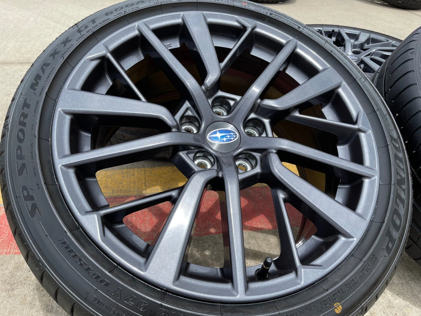 18" Subaru WRX OEM wheels rims 68896 tires