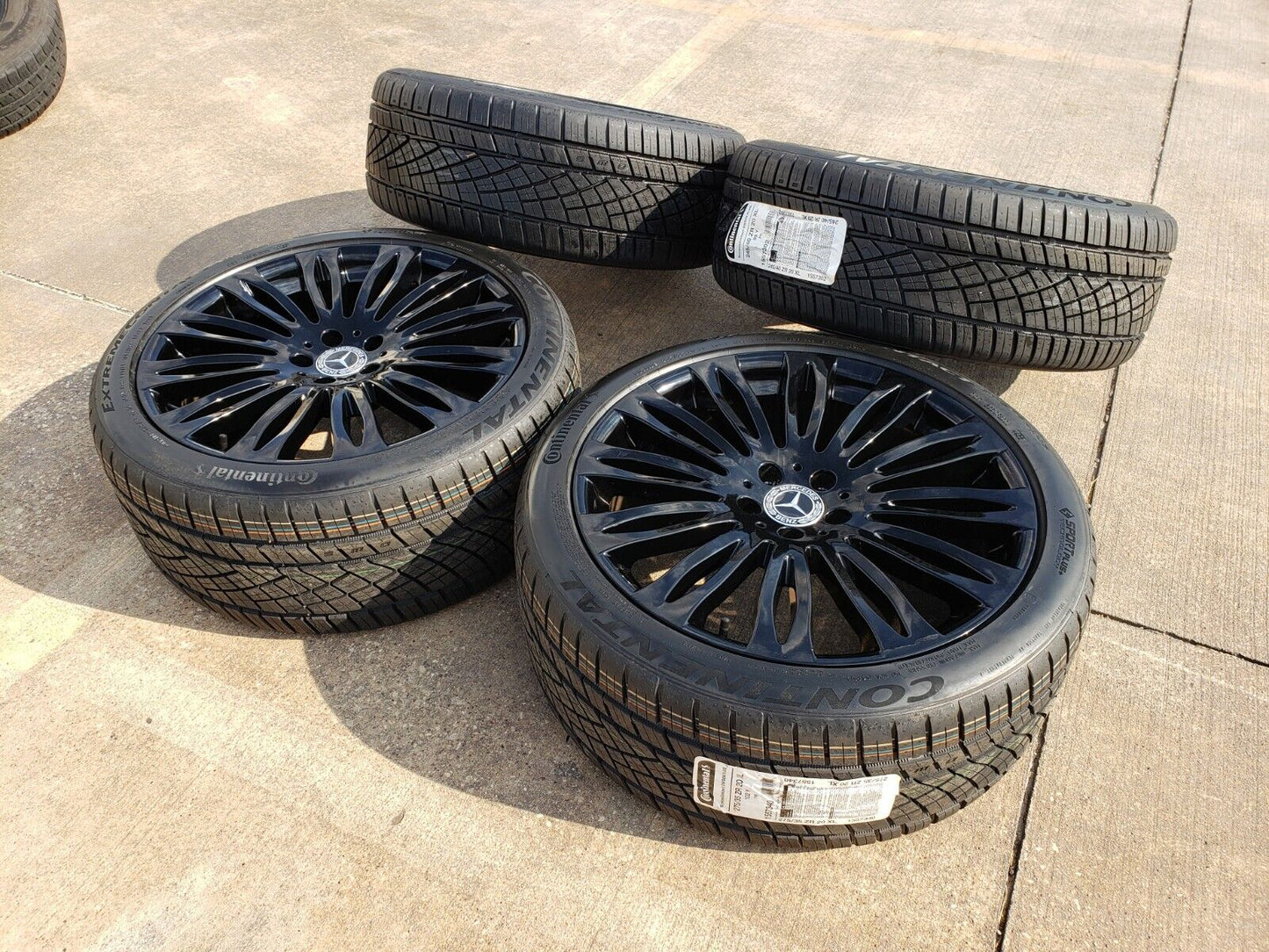 20" Mercedes S550 S600 S65 S63 OEM 85504 85505 wheels rims tires NEW