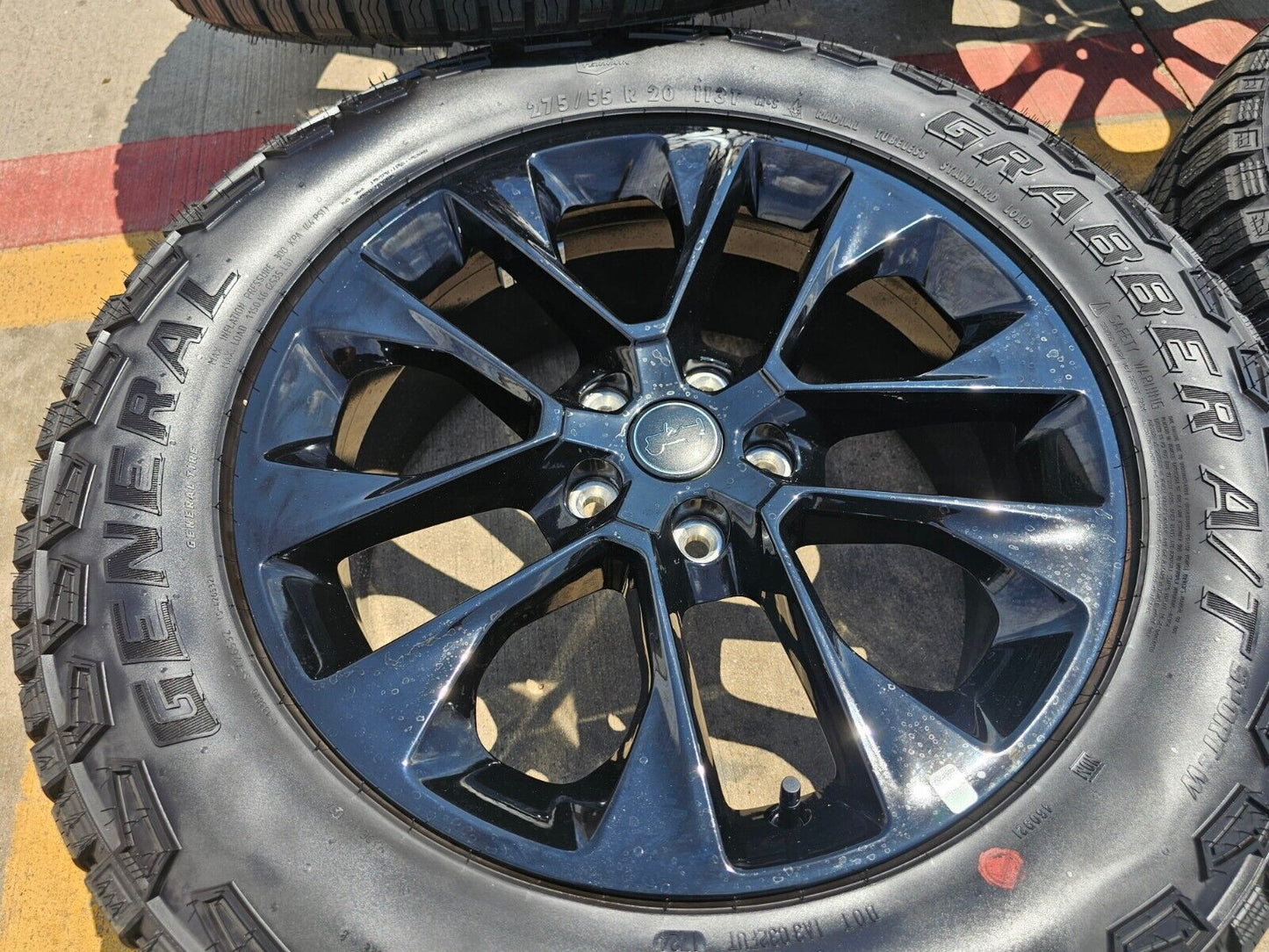 20" Jeep Wrangler OEM Black wheels rims 96902 9262 Gladiator 2024 2025 NEW
